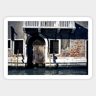 Venice, Italy - Waterfront Doorway Sticker